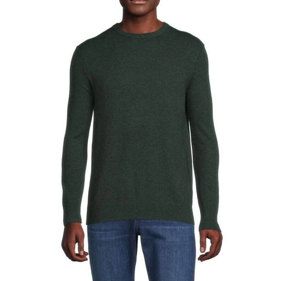 Theory Other - Theory Riland Merino Wool Blend Knit Sweater Green Stretch Men's Size XL H14034